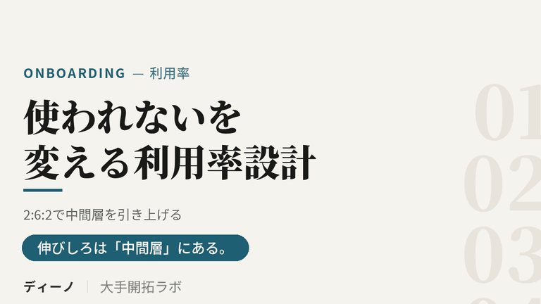 導入後に使われないサービスの利用率を上げる方法｜2:6:2の法則
